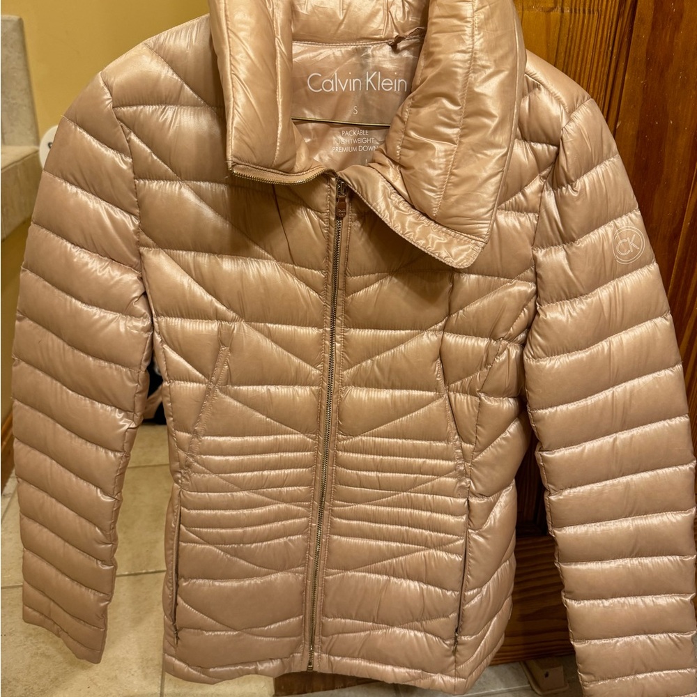 Calvin Kline Pink Puffer Jacket